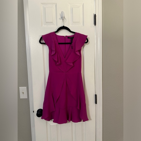 BCBGMaxAzria Ruffle Cocktail Dress - Picture 3 of 12